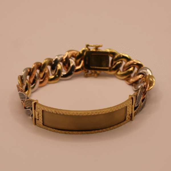 Collar Cuban Link de Tres Colores - Image 9
