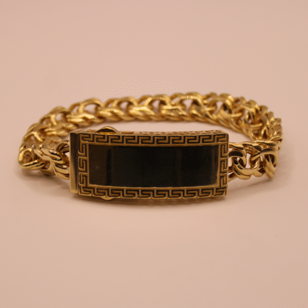 Collar Chino Link de doble Cadena en Oro 14K - Image 4
