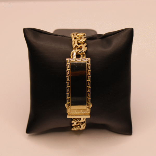 Collar Chino Link de doble Cadena en Oro 14K - Image 2