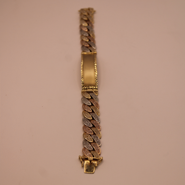Collar Cuban Link de Tres Colores - Image 5