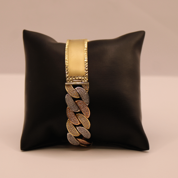 Collar Cuban Link de Tres Colores - Image 6