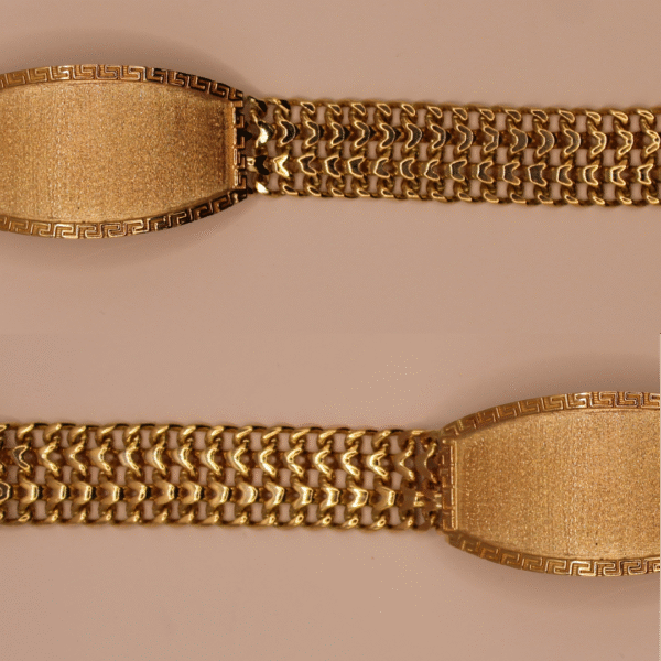 Collar Triple Cuban Link en Oro 14K - Image 4